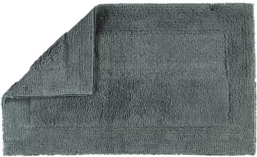 Kleine Wolke Havanna Badteppich, Baumwolle, Anthrazit, 1 cm, 55x65 cm
