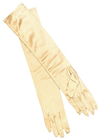 Gloves Lame Gloves Accessory for 50s 60s Hollywood Fancy Dress Gloves Gloves. Lame Gold