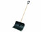 Freund 2030508 Kunststoff-Schneeschieber 53 cm mit Aluminiumkante und Holzstile 130 cm D-Griff