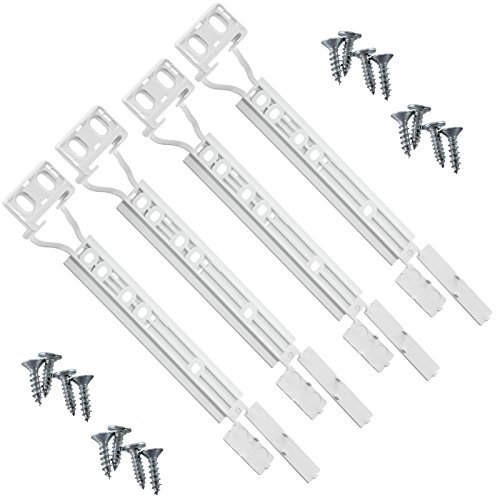 véritable Electrolux enn2853aow enn28600 enn2901aow Réfrigérateur Congélateur porte Supports de fixation en plastique diapositive Kit de fixation (Lot de 4)