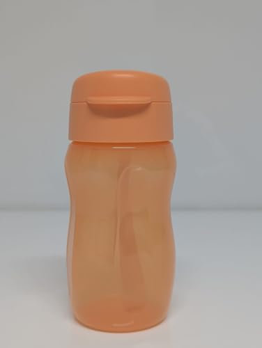 Tupperware to Go Eco Eco Eco Easy Flip Top Botella para niños EcoEasy para bebidas carbonatadas con asa (naranja)
