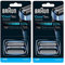 Braun 40 B Mens Elektrorasierer Cooltec Folie & Cutter Pack Set Kopf Ersatz Kassette, 2 Graf