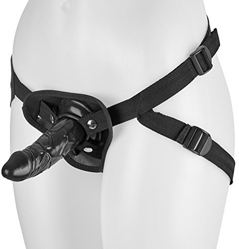 Strap-On - Consolador con hebilla para fetiche, ajustable individualmente y antideslizante para bondage BDSM, consolador desmontable SM, para mujeres, hombres y parejas, anal y vaginal, anal y