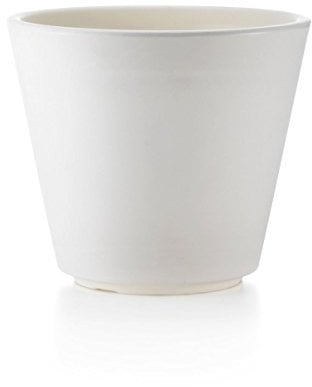Teraplast Ribeira 60cm Fioriera, Plastica 100%, Bianco, 60 cm