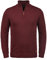 Blend Robin Herren Strickpullover Troyer Feinstrick Pullover Mit Stehkragen Und Reißverschluss, Größe:XL, Farbe:Andorra Red (73811)