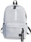 FANDARE Rucksäcke Schulrucksack Jungs Mädchen Schulranzen Teenager Schultasche für Herren Damen Schule Ranzen Reise Camping Casual Daypacks Polyester Neues Grau
