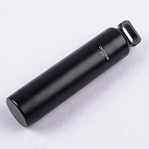 TopHomer Pillendose Wasserdichtes Luftdichtes EDC in Militärqualität Aluminiumlegierungs Grosse Kapazität Kapsel Box Pillenbox Aufbewahrungsbox