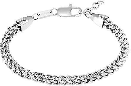 s.Oliver Armband Edelstahl Herren Armschmuck, 20+2 cm, Silber, Kommt in Schmuck Geschenk Box, 2032542