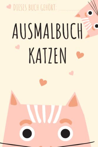Malbuch für Kinder mit süßen Katzen DIN A5