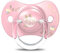 Suavinex Succhietto Gold Edition, per i Bambini 6-18 Mesi, CIuccio con Tettina Piatta e Simmetrica in Silicone SX Pro, Tettina Piatta e Simmetrica, Rosa