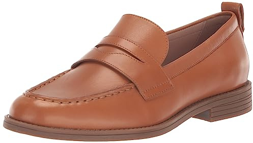 Cole Haan Women's Stassi Penny Loafer, Pecan Leather, 8-B US