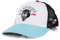 Blackskies® Black Panther Baseball Cap | Herren Damen Schirm Premium Snapback Mütze Wildkatze Kappe Basecap Kappe Tattoo Old School - Schwarz-Schwarz