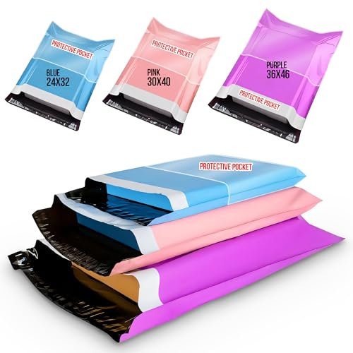 ADESTINO 30pz Buste per Spedizioni Vinted di Alta Qualità con Tasca per Bolla - Buste Spedizione Vinted Resistenti e Impermeabili per Imballaggio- Sacchetti per Spedizioni Vinted Adesivi Opachi