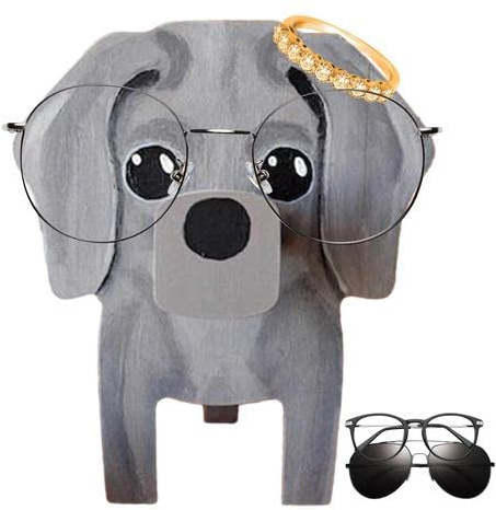 Porta Occhiali In Legno, Portaocchiali Animali Porta Occhiali Da Tavolo, Supporto Per Occhiali Da Sole In Legno, Porta Occhiali Da Sole Per Casa Ufficio, Supporto Per Occhiali Decorativo (cane)