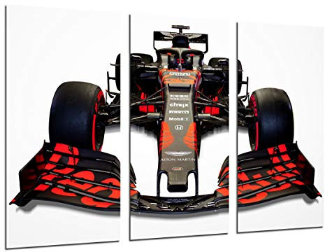 Cuadros Camara Modernes Fotorahmen, Auto, Formula 1, Red Bull RB15, Red Bull F1 2019, Pierre Gasly, MAX Verstappen, 97 x 62 cm, Ref. 27288