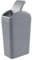 Joyeen 14 L Trash Can with Swing Lid, Plastic Kitchen Waste bin, Grey