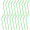 Jortmrd 20 Stück Anti Tangle Boom mit Wirbel Gebogen Fishing Anti Tangle Angeln Boom Sleeves Set Abstandshalter Durchlauf Röhrchen Für Karpfen-Angeln (22cm, Grün)