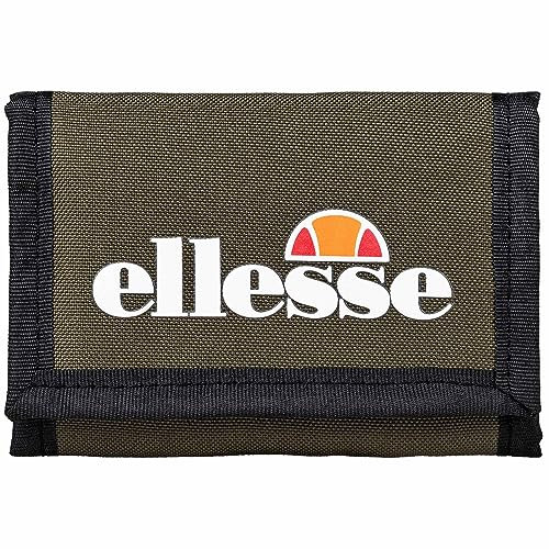 Ellesse Unisex Geldbeutel - Clarino Wallet, Klettverschluss, mit Innenfächern Khaki
