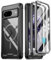 Poetic Guardian MagPro Case Compatible with Pixel 8 5G 6.2 inch, [Compatible with MagSafe], Full Body Hybrid Shockproof Bumper Cover Case with Built-in Screen Protector, Black/Clear