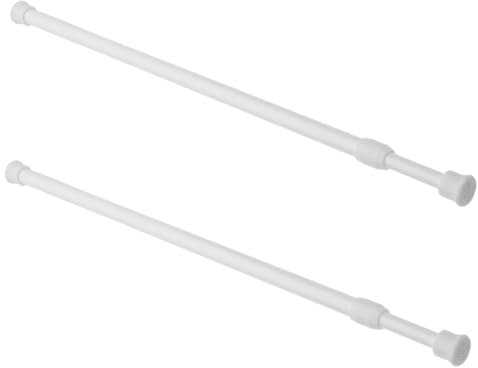 Yardenfun 2stücke Teleskop-gardinenstange Aus Verstellbare Spannstange Für Dusche Und Fenster Einfache Montage Ohne Werkzeug Flexible Und Bruchfeste Stange Für Badezimmer Und Schränke