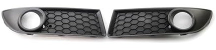 BOMBY Nebelscheinwerfergitter Auto-Nebelscheinwerfer-Gitter Für VW Polo MK4 9N3 2005 2006 2007 2008 2009 Auto-Frontgrill,1 Pair Grill