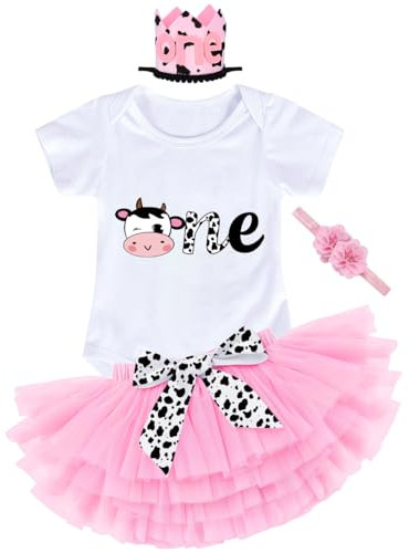 YYDSXK Vestito 1 Anno Bambina, Vestito per Il Primo Compleanno per Baby Girl, Pagliaccetto, Tutu Gonna, Neonate Compleanno Outfit per la Festa, Fotografico Vestiti