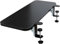 65cm 80cm Extra Wide Wooden Tray Platform, Keyboard Tray 90° Foldable Desk Extender For Home Office, Armrest Shelf Clamp-on Table Mount, Support Arm, Increase Desk Space ( Color : Black , Size : 80*25