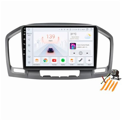YLOXFW Autoradio Stereo Android 13.0 Navi für Opel Insignia 2008-2013 Sat GPS Navigation 9 zoll Cartablet DVD Multimedia Player FM BT Receiver mit Carplay 4G 5G WIFI DSP SWC,Y700s