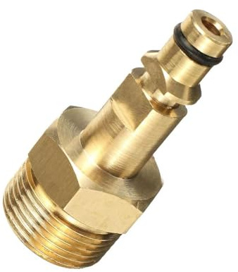 Gold M22 Adapter Hochdruckreiniger Schlauchadapter Druckrohr Schnellverbinder Konverter Fitting für Hochdruckreiniger der K-Serie, Hochdruckersatzteile und Zubehör, Zubehör