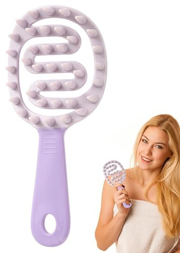 Massage-Shampoo-Kamm | Shampoo- und Kopfhaut-Massagekamm, komfortables Reinigungswerkzeug für Männer, Frauen, Kinder und alle Haartypen