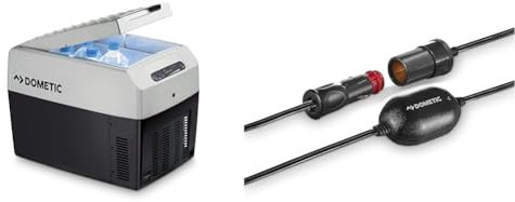 DOMETIC Tropicool TCX 14 - tragbare elektrische Kühlbox für 12/24 und 230 V Anschluss & M 50U Universeller Batterie-Wächter für 12 V Anwendungen