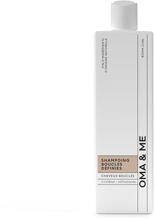 OMA & ME Shampoo per Capelli Ricci - Ridefinisce le Ricce e Pulisce Dolcemente i Capelli Ondulati e Ricci - Trattamento Capelli 91% di Ingredienti di Origine Naturale, Prodotto in Francia - 250ml