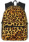 ESASAM Lässiger Rucksack mit Leopardenmuster, großes Fassungsvermögen, wasserdicht, 600d/PU-verschlüsseltes Oxford-Gewebe, Schwarz , One size