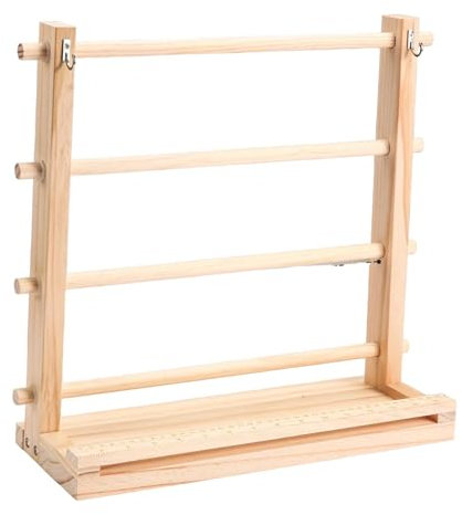 Amagogo Band-Organizer, Band-Aufbewahrungsregal, Ständer, leicht, 4 Ebenen, Bandhalter, Bandregal für Washi-Tape, Geschenkpapier