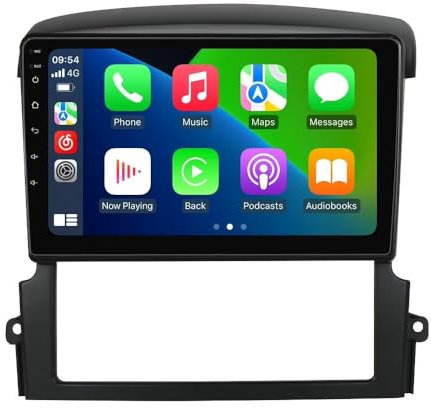 Radio estéreo Para automóvil KIA Sorento 2004-2008, unidad principal con pantalla táctil IPS de 9, navegación GPS Android 13 con CarPlay y Android Auto/SWC/kit de tablero de visión trasera(4Core 1+32