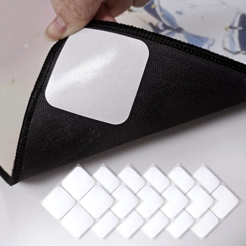 WAITER TREE Anti-Rutsch Aufkleber Multifunktionale Transparente Dünne Griffe für Tischtücher Tischläufer Matte Teppiche Sofa Bezüge Party und Hochzeit Dekorationen 24 Stück