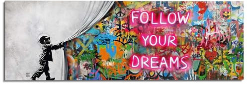 REINDERS Wandbild, Surprise Wall, Kinderzimmer, Bilder, Wanddeko, Room Decor, MDF, Mehrfarbig, 52x156cm