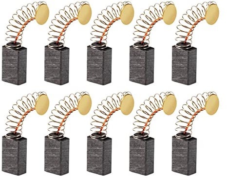 Fangxuee 5 Pairs Motor Carbon Brushes 13mm x 8mm x 5mm Universal Power Tool Replacement Parts for Angle Grinder Orbital Sander