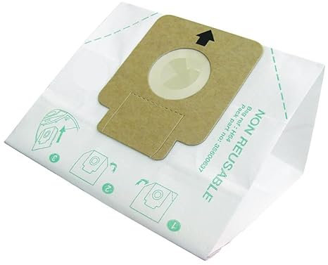 FIGEVIDA Sacchetti per Aspirapolvere H64 in Carta, compatibili con aspirapolvere a traino Hoover Freespace, Sprint, Flash, Capture e Brave, 5 Pezzi 35600637