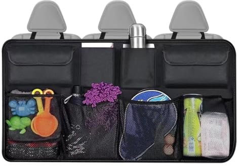 DSWERMG Auto Kofferraum Netztasche für Citroen ami AMI Xsara Picasso Berlingo C1 C2 C3 Aircross C4, Aufbewahrungsnetz Gepäcknetz Netztasche Organizer Verstauen Taschen Auto Zubehör