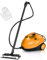 COSTWAY 2000W Pulitore a Vapore con 19 Accessori e Serbatoio da 1,5L, Vapore per Tappeti, per Pulizie Profonde Pavimenti Finestre e Macchine (Arancia)
