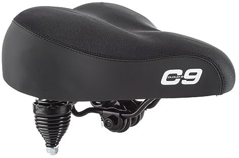 Sunlite, Cloud-9, Fahrrad-Cruiser-Sattel, Cruiser-Gel, dreifarbiges Lycra