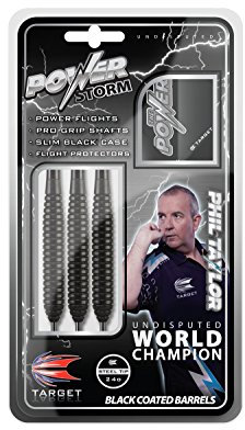PerfectDarts 24g Phil Taylor Target Power Storm Brass Darts Set