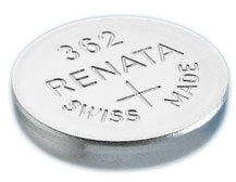One (1) X Renata 362 SR721SW Silver Oxide Watch Battery 1.55v Blister Packed