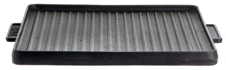PaellaWorld 3232 Grillplatte aus Gusseisen massiv, 32 x 32 cm