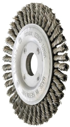 Forum Rundbürste Stahldraht 125 x 6 mm gezopft, 4317784891042