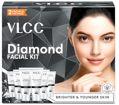 VLCC Diamond Single Facial Kit (60gm), 1 Count (Pack of 1)