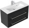 emotion Badmöbel Mars 800 Slimline SoftClose schwarz