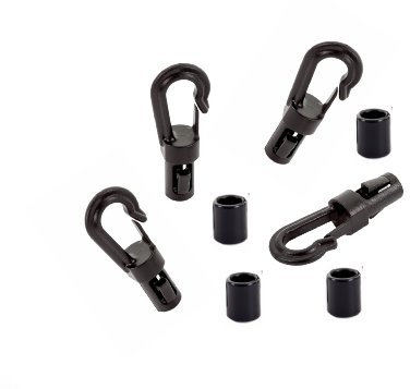 H2o Kayaks Shock Cord End Hook 6mm (Pack 4)