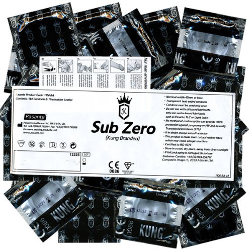 Kung «Tight» (Sub Zero) 144 sehr enge Kondome (45mm!)